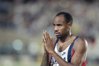 Suspendu par World Athletics, le héros des Mondiaux 1991 Mike Powell est persona non grata à Tokyo KEYSTONE/AP/KOJI SASAHARA